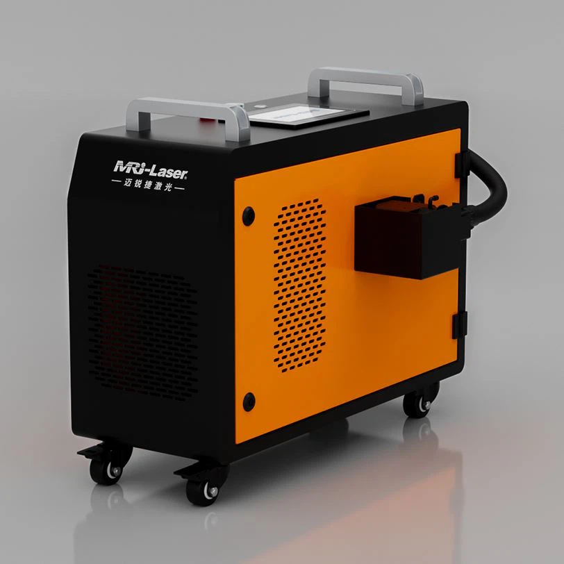 Mini Laser Cleaner Jpt 15mJ lapos tetejű lézeres tisztítógép lakkeltávolításhoz, fa helyreállításához.