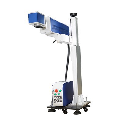 Automatizált PLC kezelt 30 W -os CO2 lézerjelző gép a palack előállításához élelmiszer- és gyógyszergyárakban .