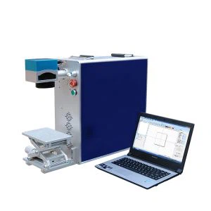 20 W-os 30 W-os, 50 W-os hordozható szálas lézergravírozó gép alacsony költséggel