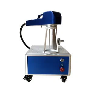 MRJ-FL-SC20A 20W MINI kézi Fiber lézer gravírozó színes fém
