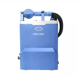 100 W-os hátizsák típusú pulzáló lézeres tisztítógép rozsdaeltávolításhoz.